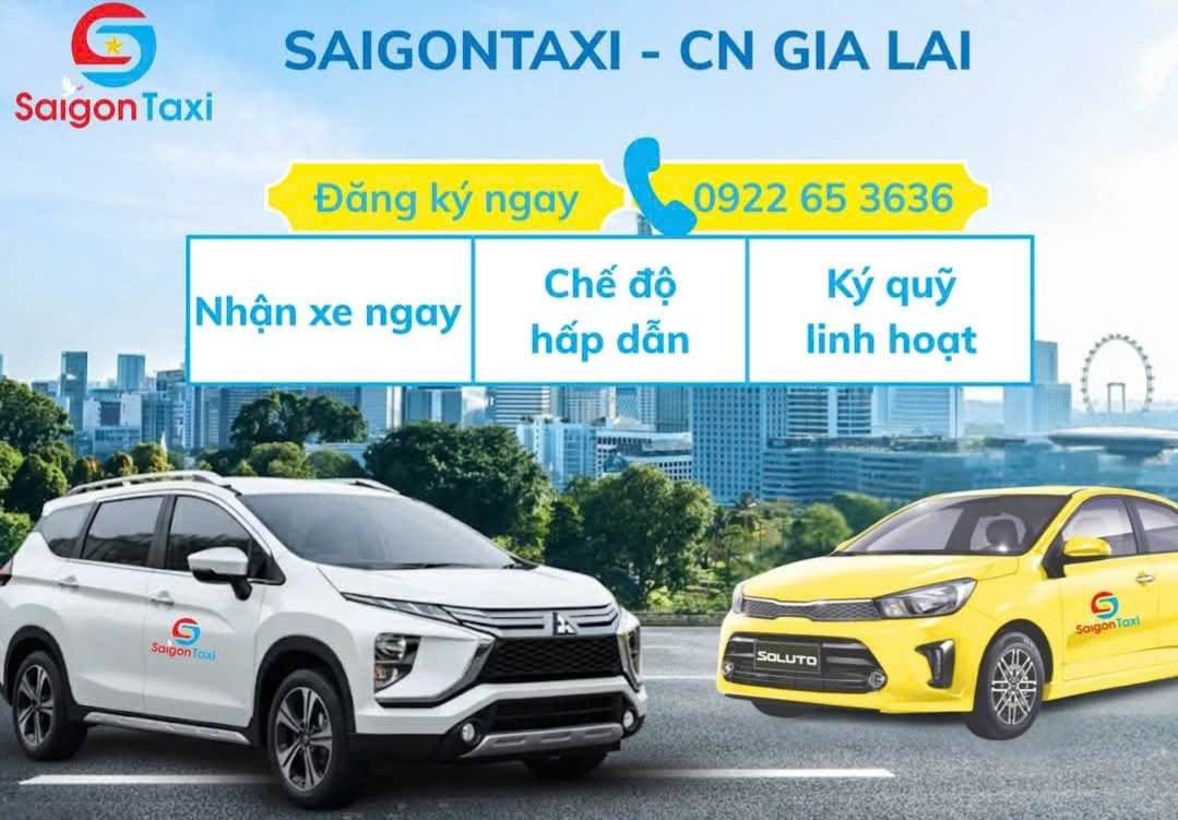 Dịch vụ taxi từ Sài Gòn đi Pleiku Gia Lai an toàn, đưa đón tận nơi 24/7